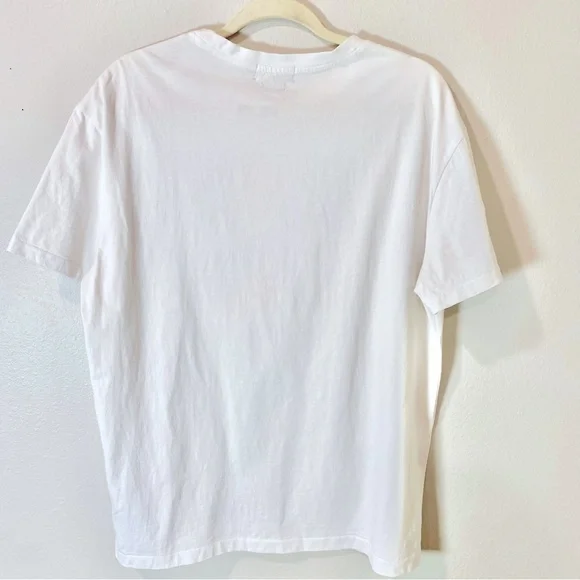 Polo fit Logo jersey T-Shirt by Ralph Lauren Men's White T-Shirt, Size Medium - Picture 5 of 8